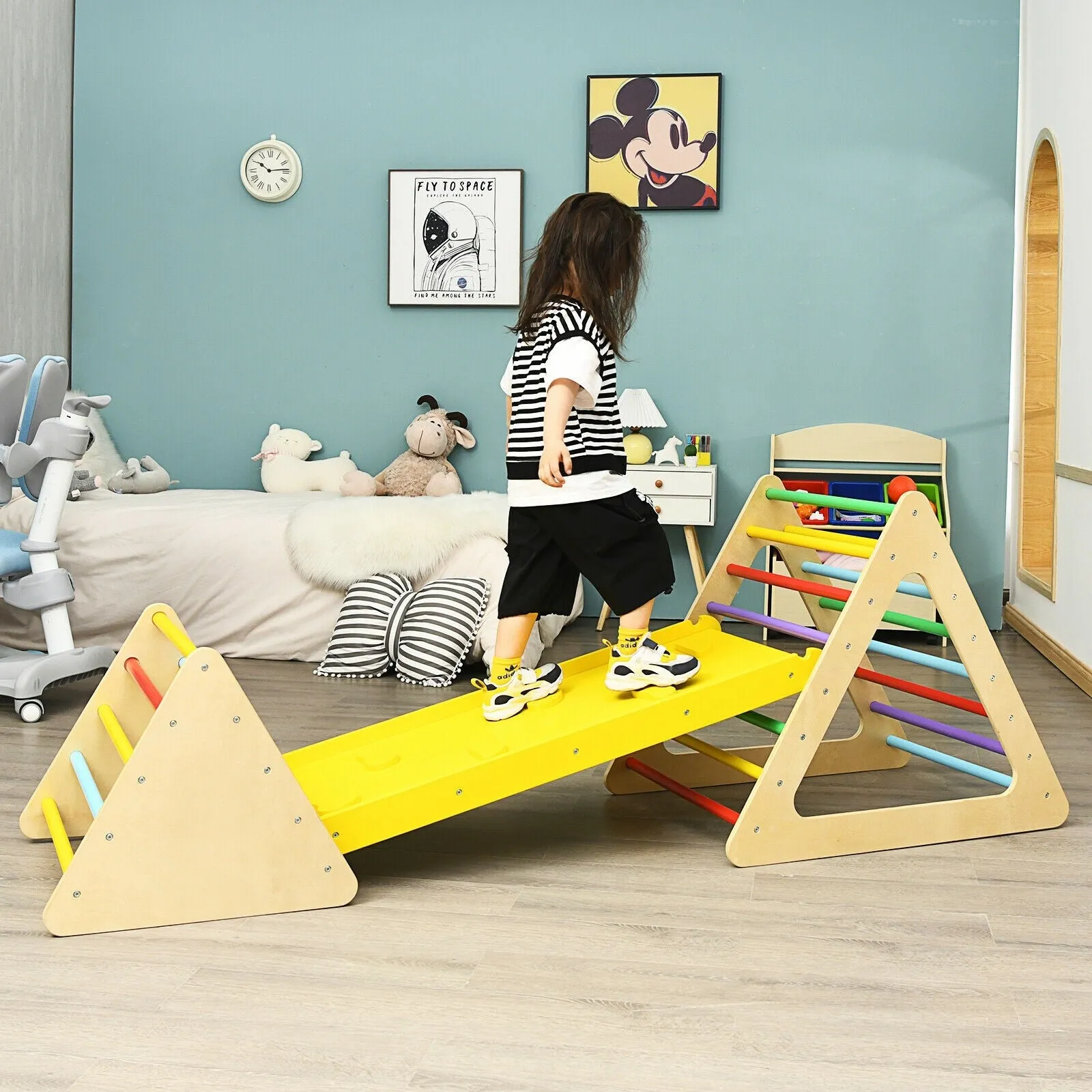 3-in-1 Climbing Ladder & Ramp Set