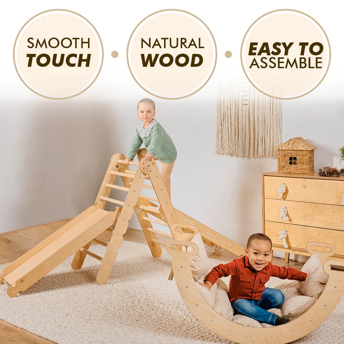 6in1 Montessori Climbing Frame Set