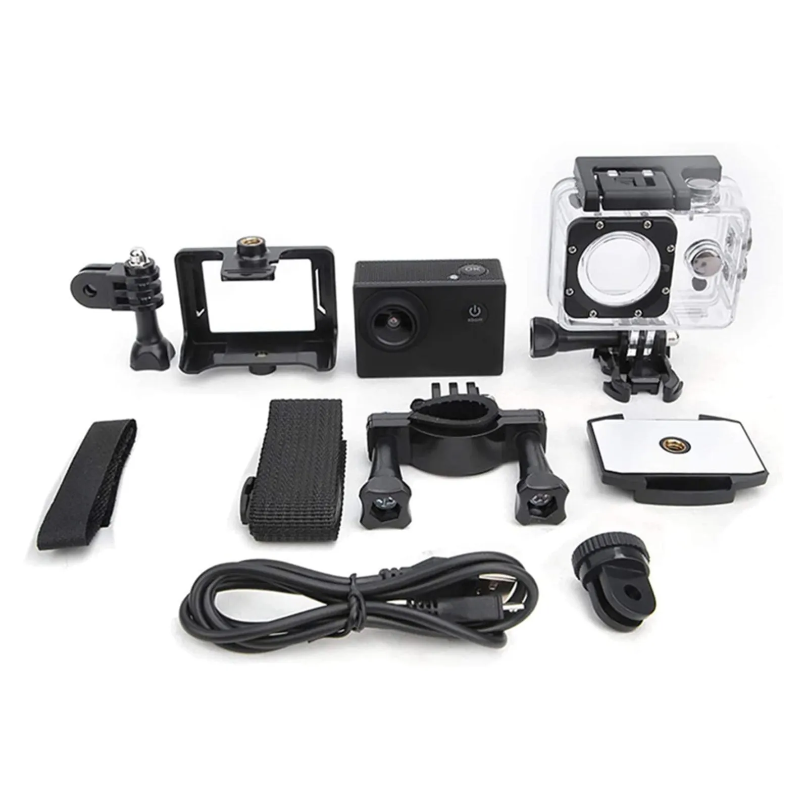 Action Camera Waterproof 13MP FHD WiFi Underwater 140 Degree Wide Angle