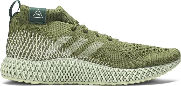 Adidas Pharrell Williams x 4D Runner 'Olive' Sneakers, Green