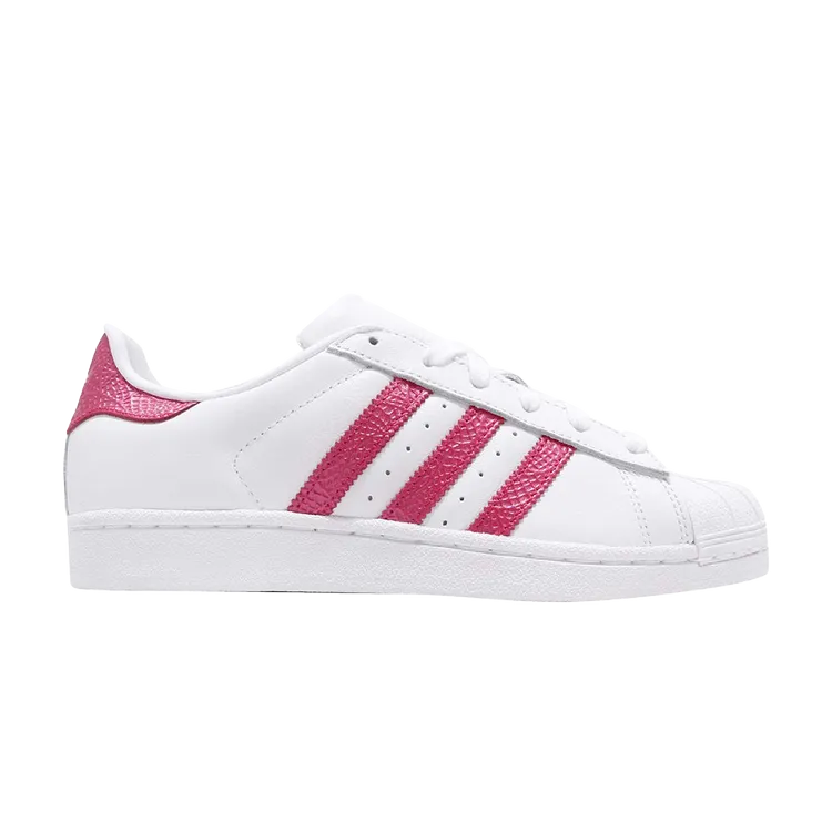 Adidas Wmns Superstar 'Pink' sneakers, white