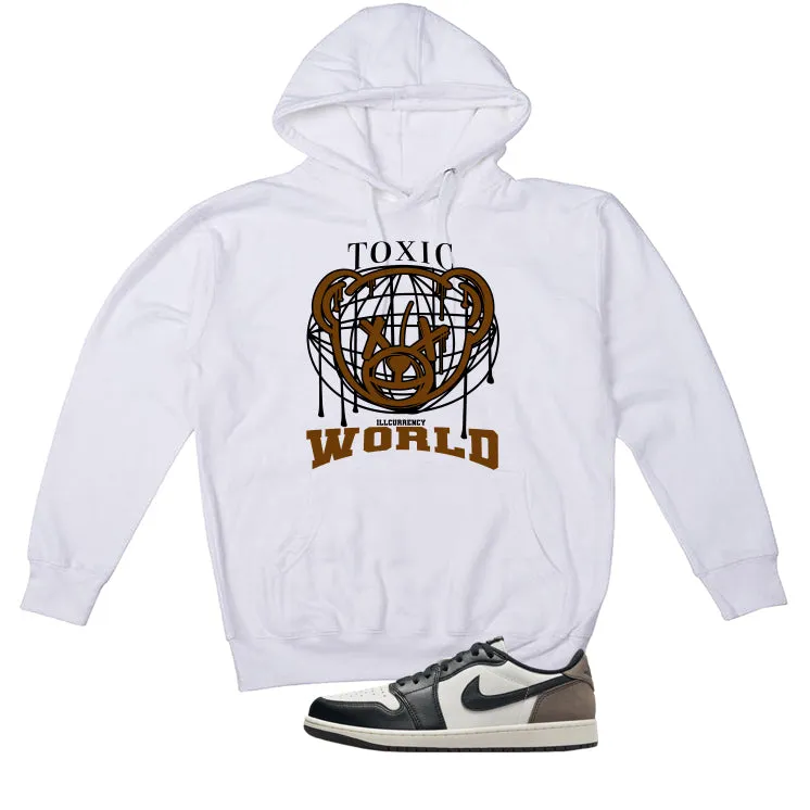 Air Jordan 1 Low OG Mocha White T-Shirt (Toxic World)| illcurrency