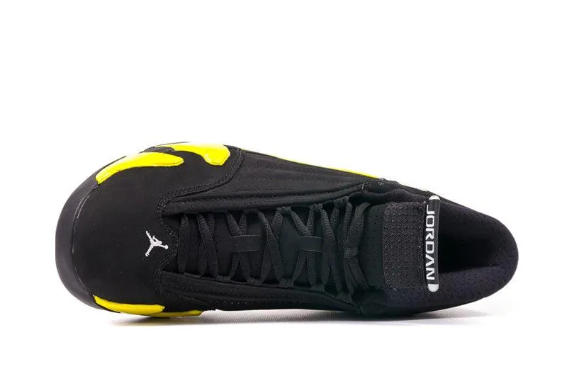 Air Jordan 14 Thunder Black/Vibrant Yellow-White