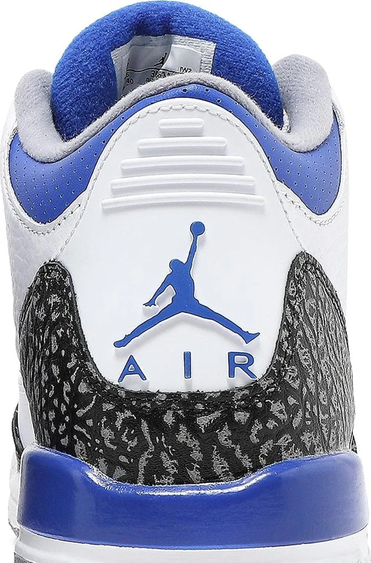 Air Jordan 3 Retro GS Racer Blue, white