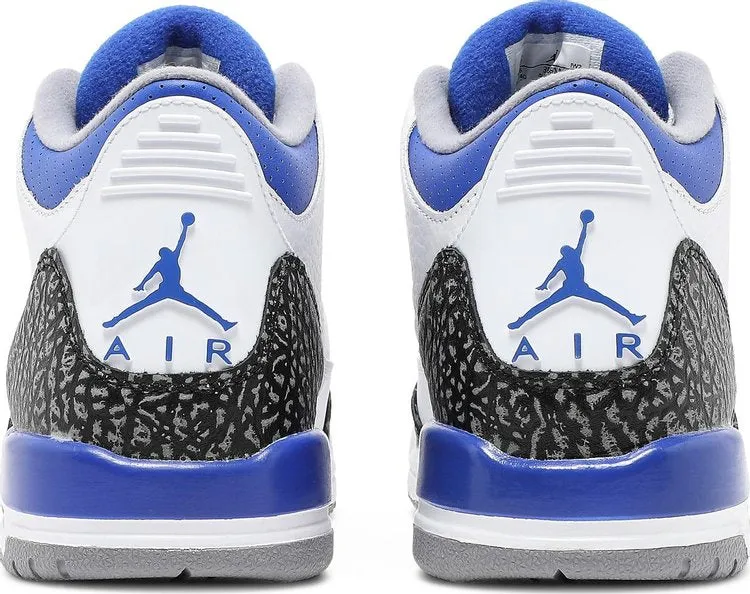 Air Jordan 3 Retro GS Racer Blue, white