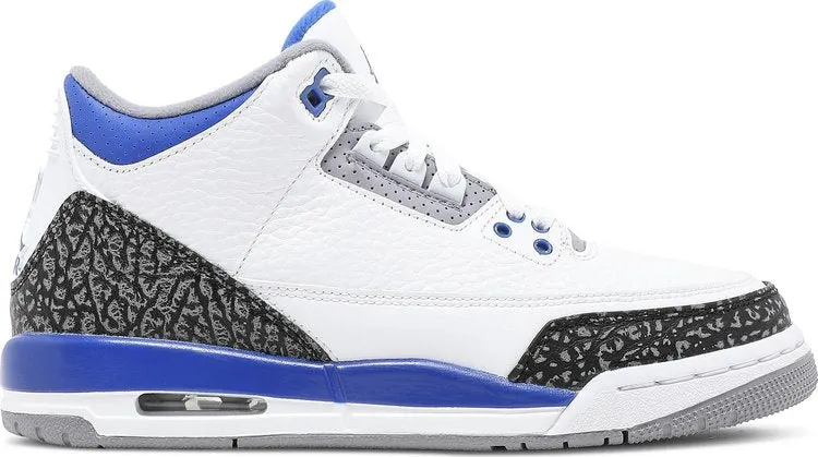 Air Jordan 3 Retro GS Racer Blue, white