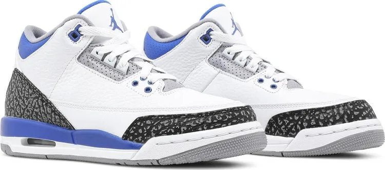 Air Jordan 3 Retro GS Racer Blue, white