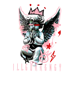 Air Jordan 3 Wings White T-Shirt (Graffiti Angel)| illcurrency