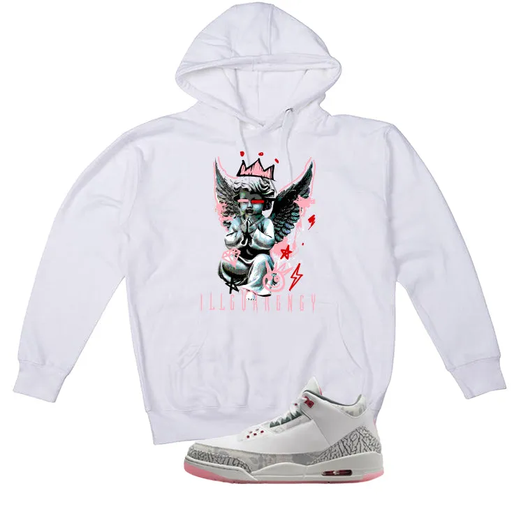 Air Jordan 3 Wings White T-Shirt (Graffiti Angel)| illcurrency