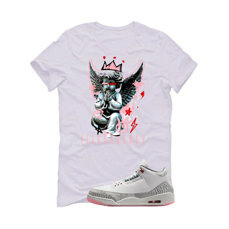 Air Jordan 3 Wings White T-Shirt (Graffiti Angel)| illcurrency