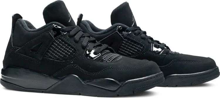 Air Jordan 4 Retro PS Black Cat 2020 sneakers, black