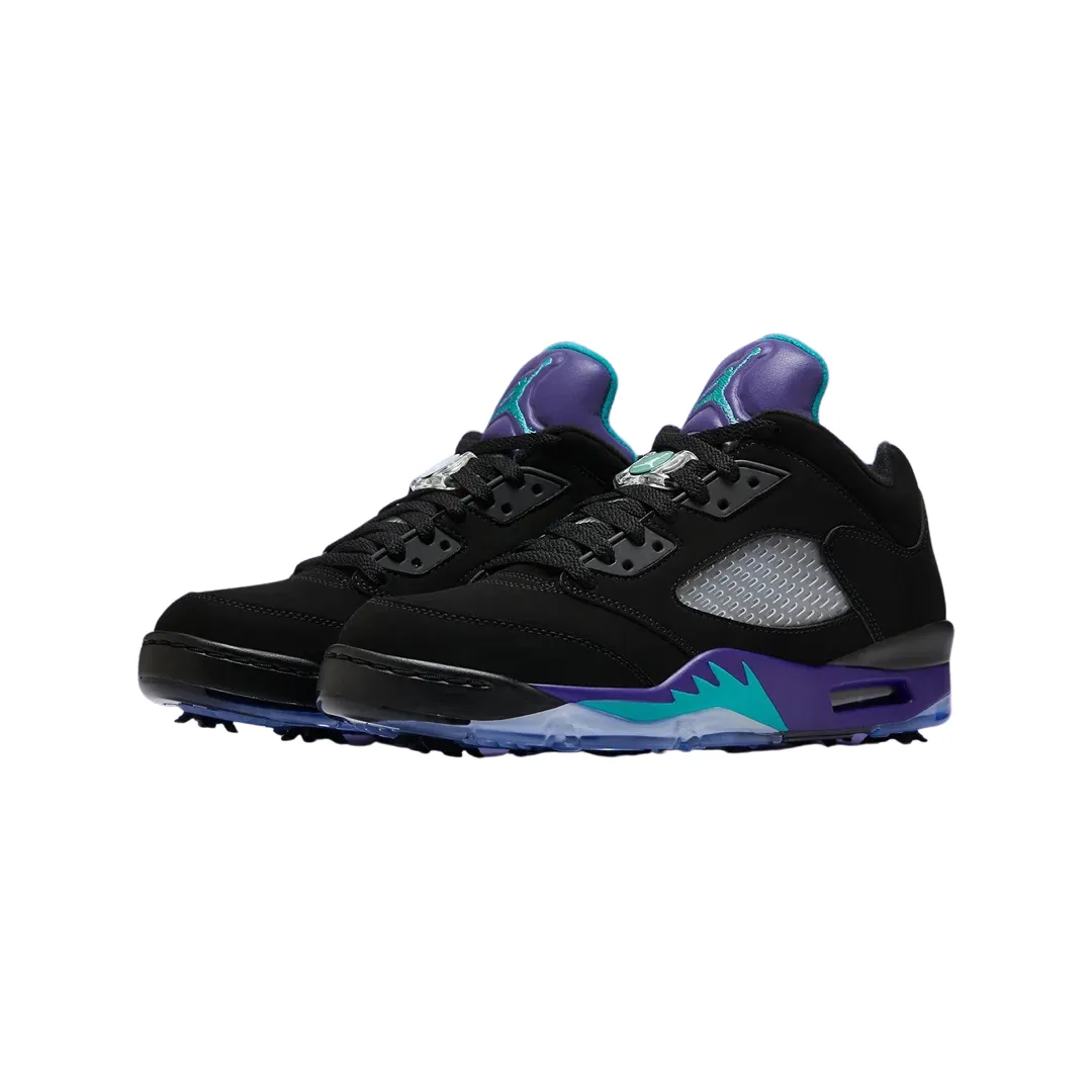 Air Jordan 5 Retro Golf Grape Black Ice Emerald