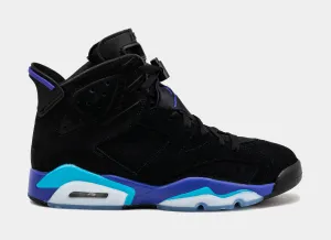 Air Jordan 6 Retro Aqua Mens Lifestyle Shoes (Black/Aquatone/Bright Concord)