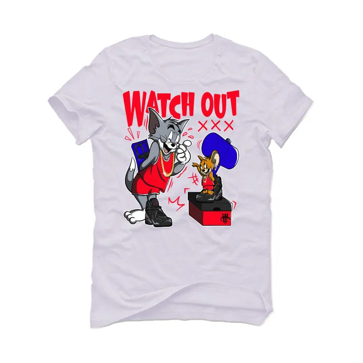 Air Jordan 8 “Playoffs” | illcurrency White T-Shirt (watch out)