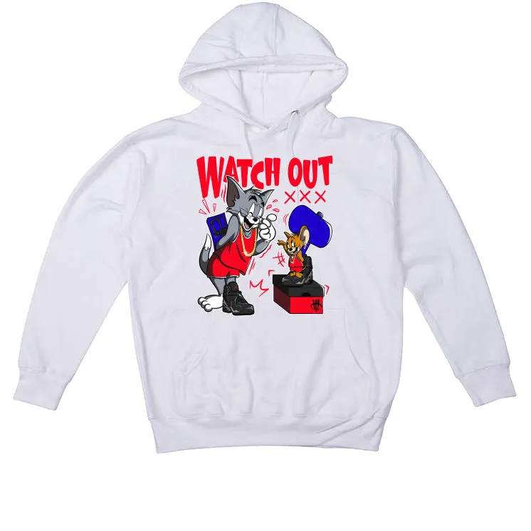 Air Jordan 8 “Playoffs” | illcurrency White T-Shirt (watch out)