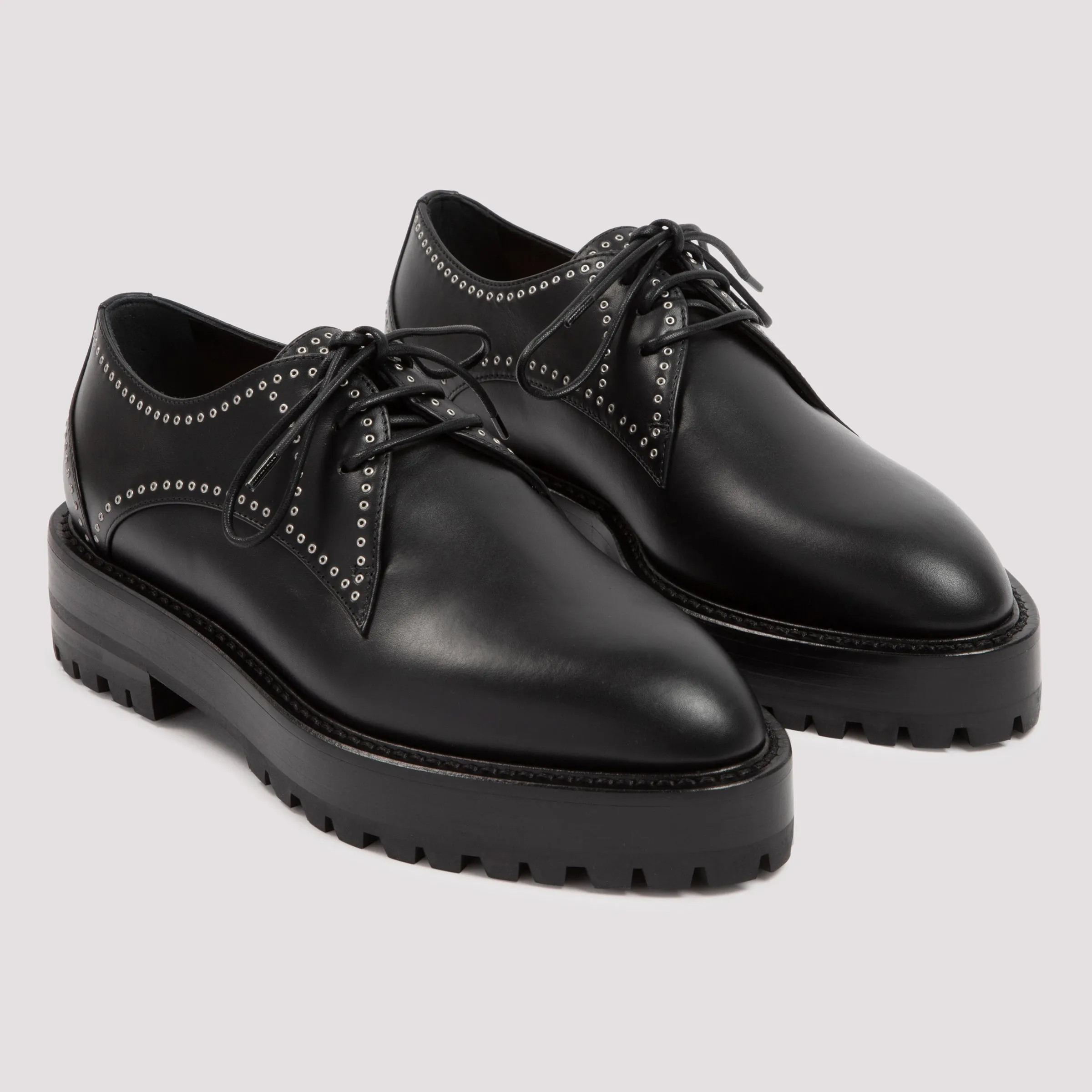 Alaïa Eyelet Trekking Derby Shoes