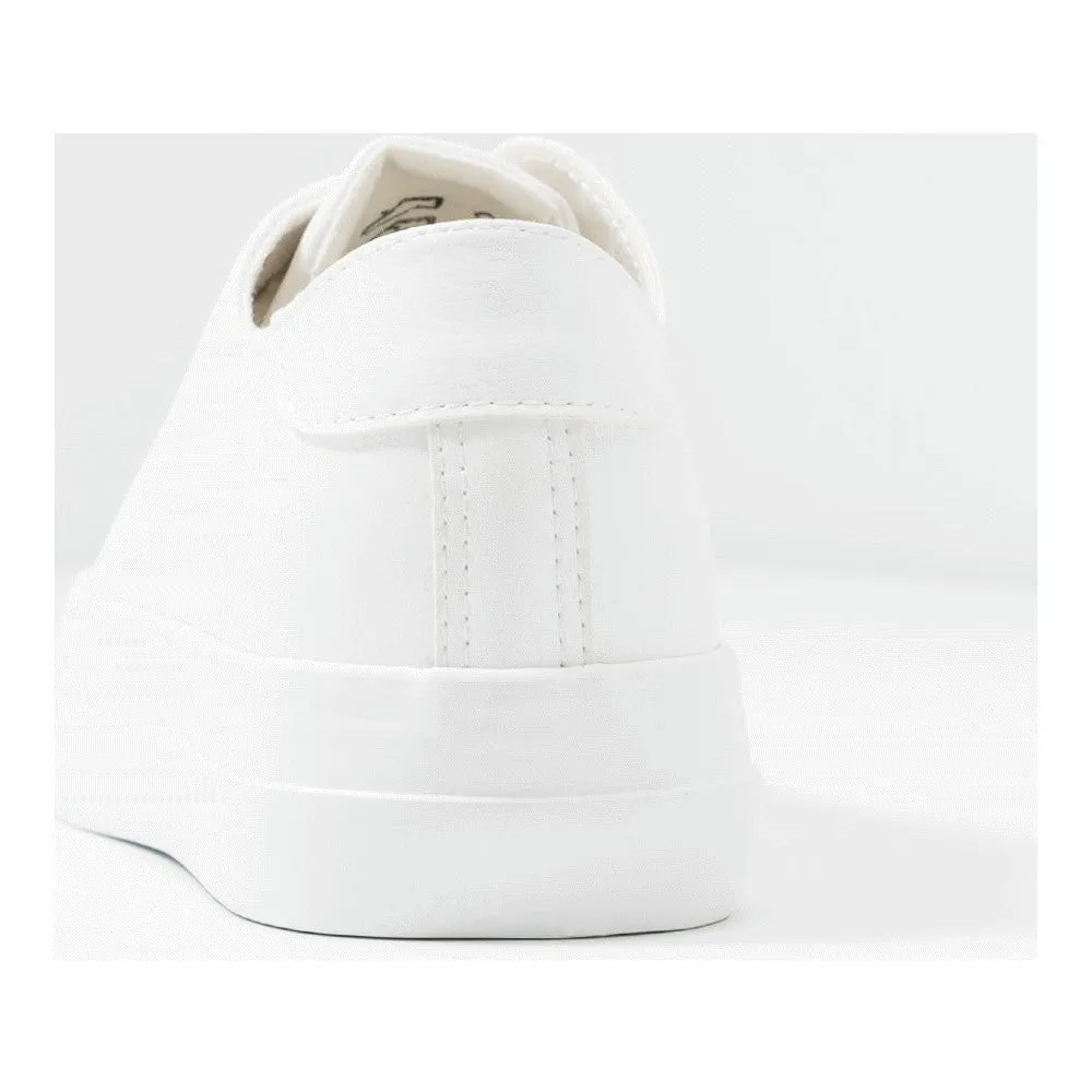 Anna Field Zapatillas Faux Leather Sneakers, White