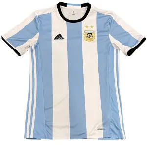 Argentina Adidas AFA Authentic Soccer Jersey Climacool