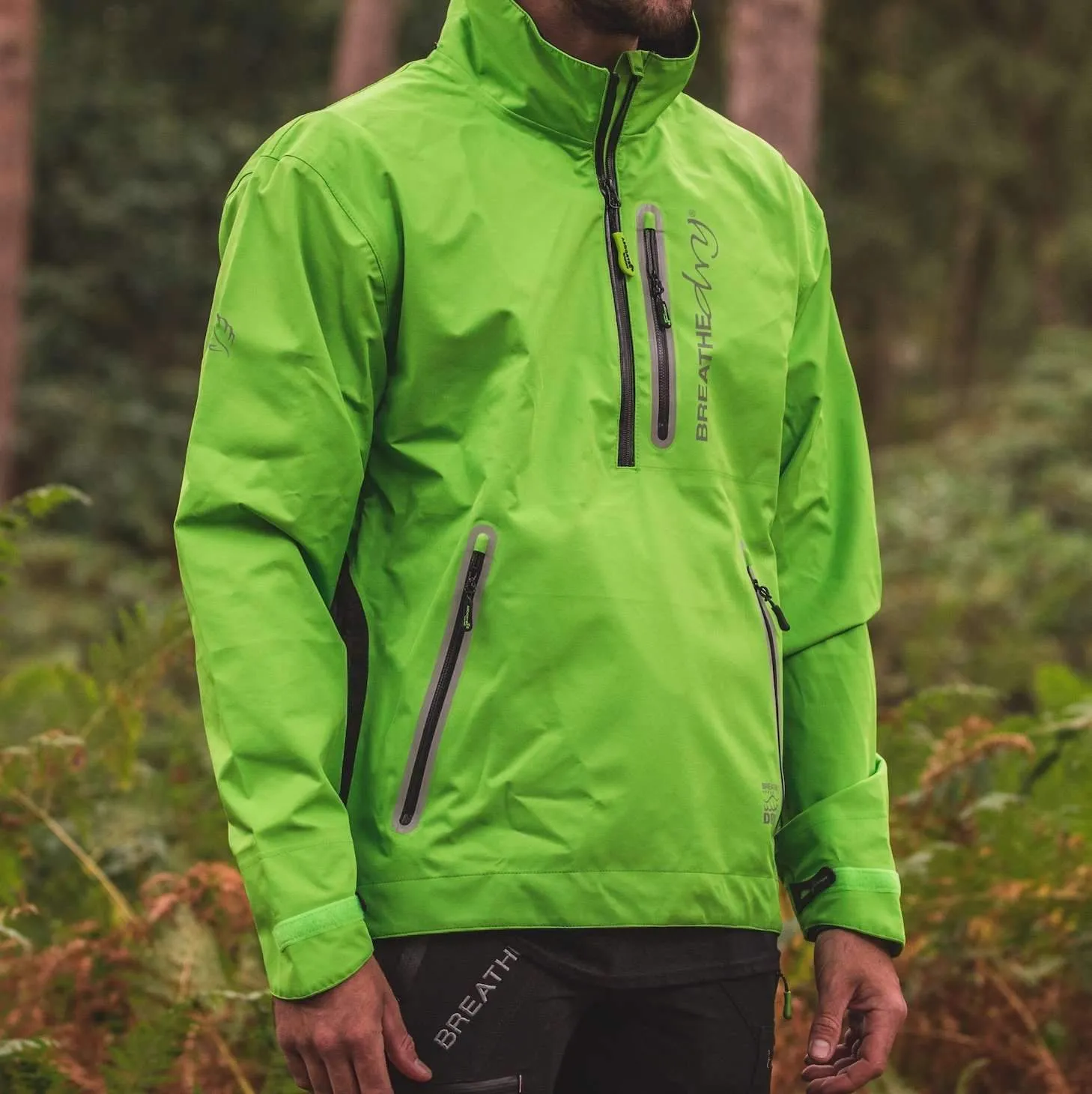 AT4400 Arbortec BreatheDry® Waterproof Smock - Lime