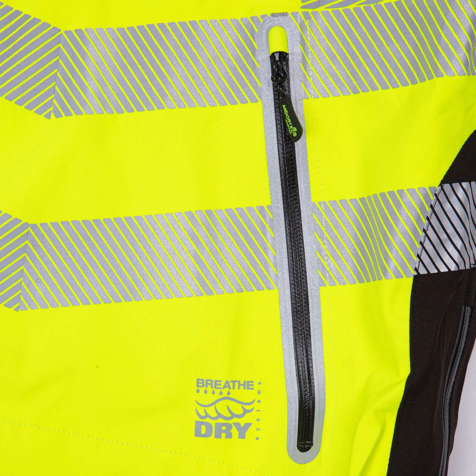 ATHV4400 Arbortec BreatheDry® Waterproof Smock - Hi-Vis Yellow