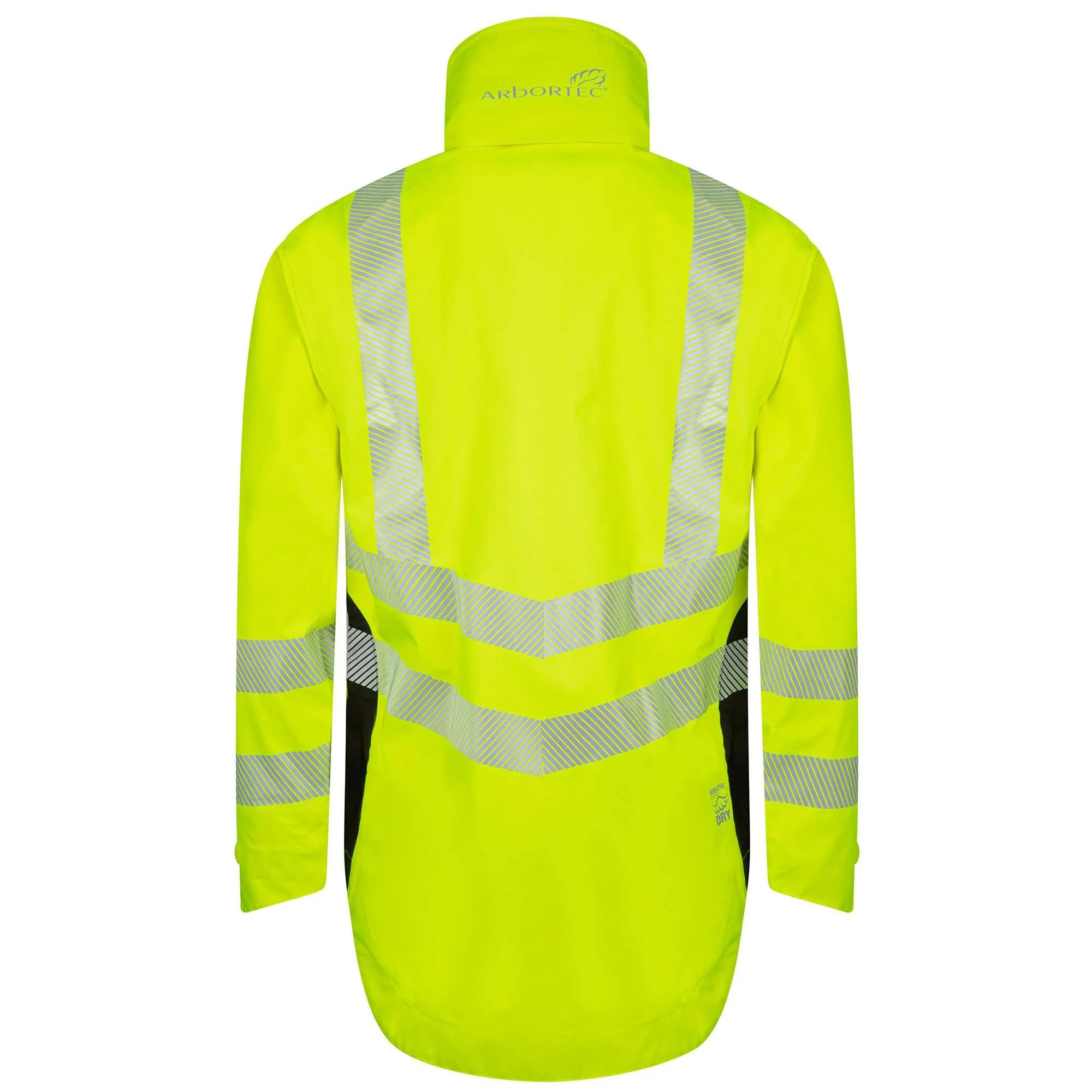 ATHV4400 Arbortec BreatheDry® Waterproof Smock - Hi-Vis Yellow