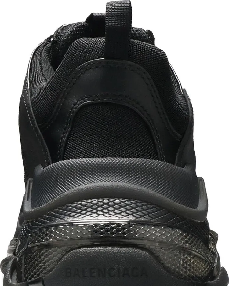 Balenciaga Triple S Sneaker Clear Sole - Black