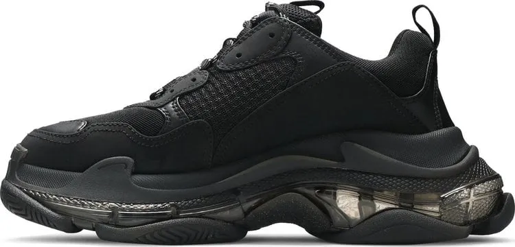 Balenciaga Triple S Sneaker Clear Sole - Black