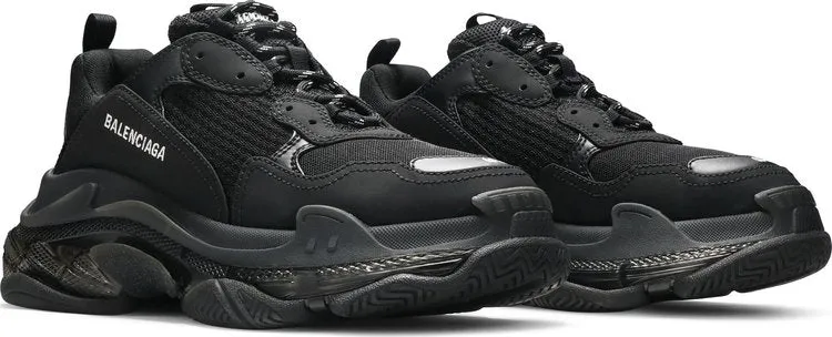 Balenciaga Triple S Sneaker Clear Sole - Black