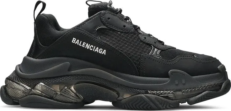 Balenciaga Triple S Sneaker Clear Sole - Black