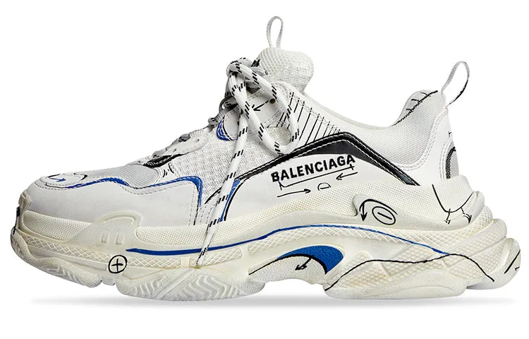 Balenciaga Triple S Sneakers Women, white