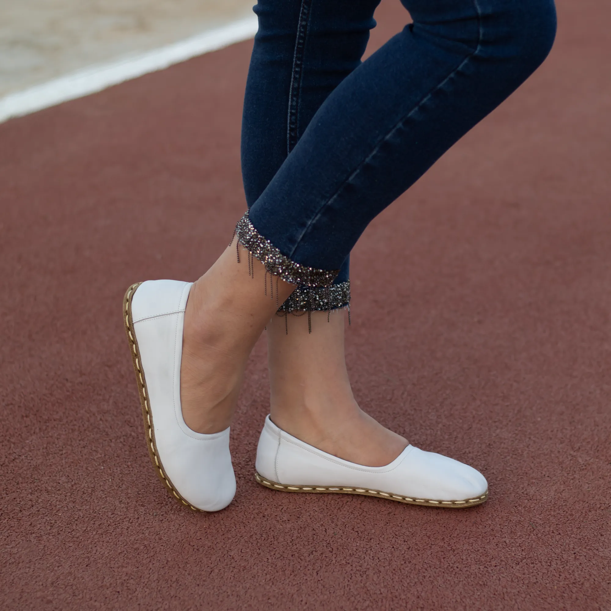 Barefoot Flat Shoes White for Women