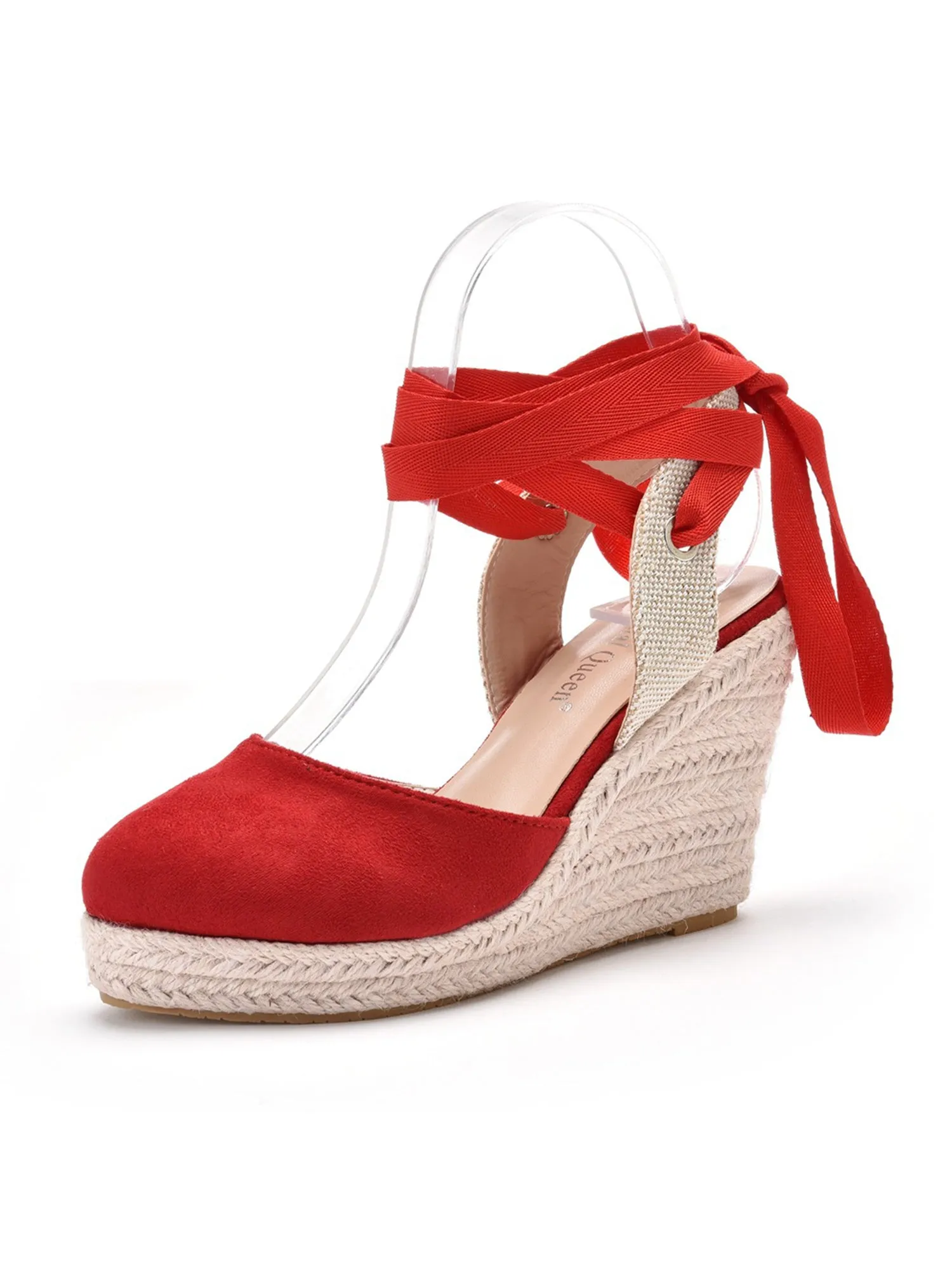 Bohemian Round Toe Platform Espadrille Wedge Heels