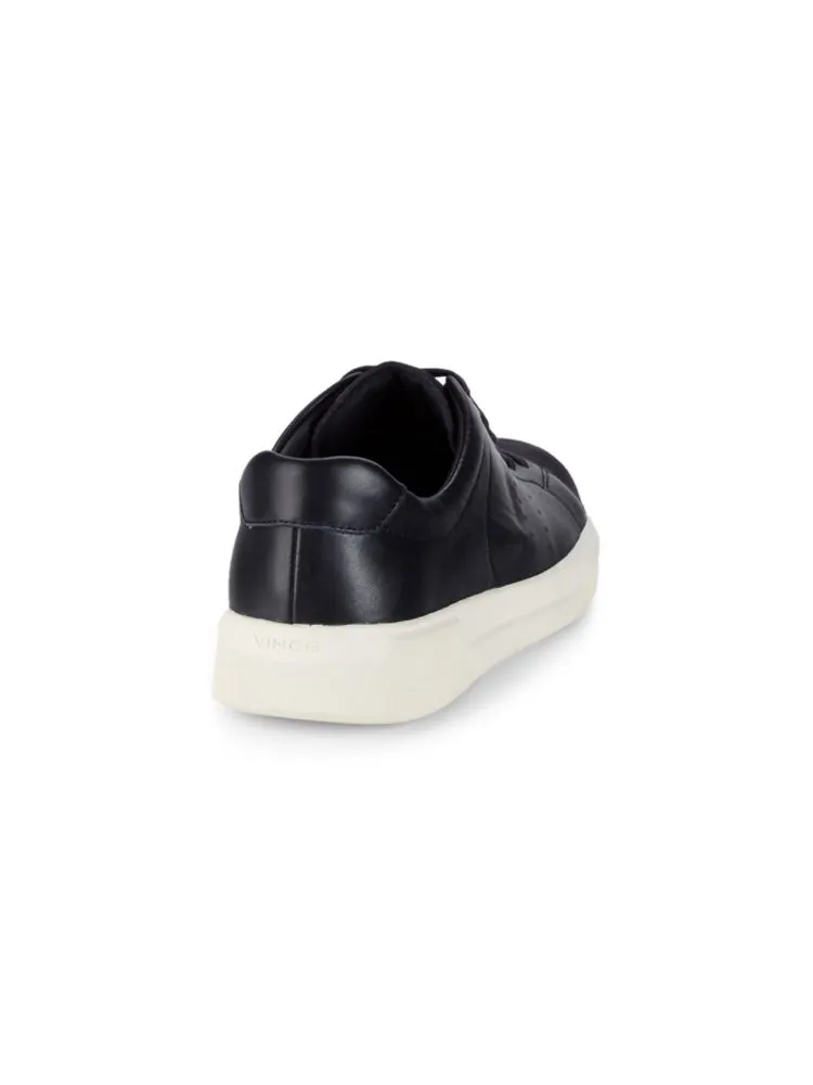 Brady sneakers in suede and Vince leather, black