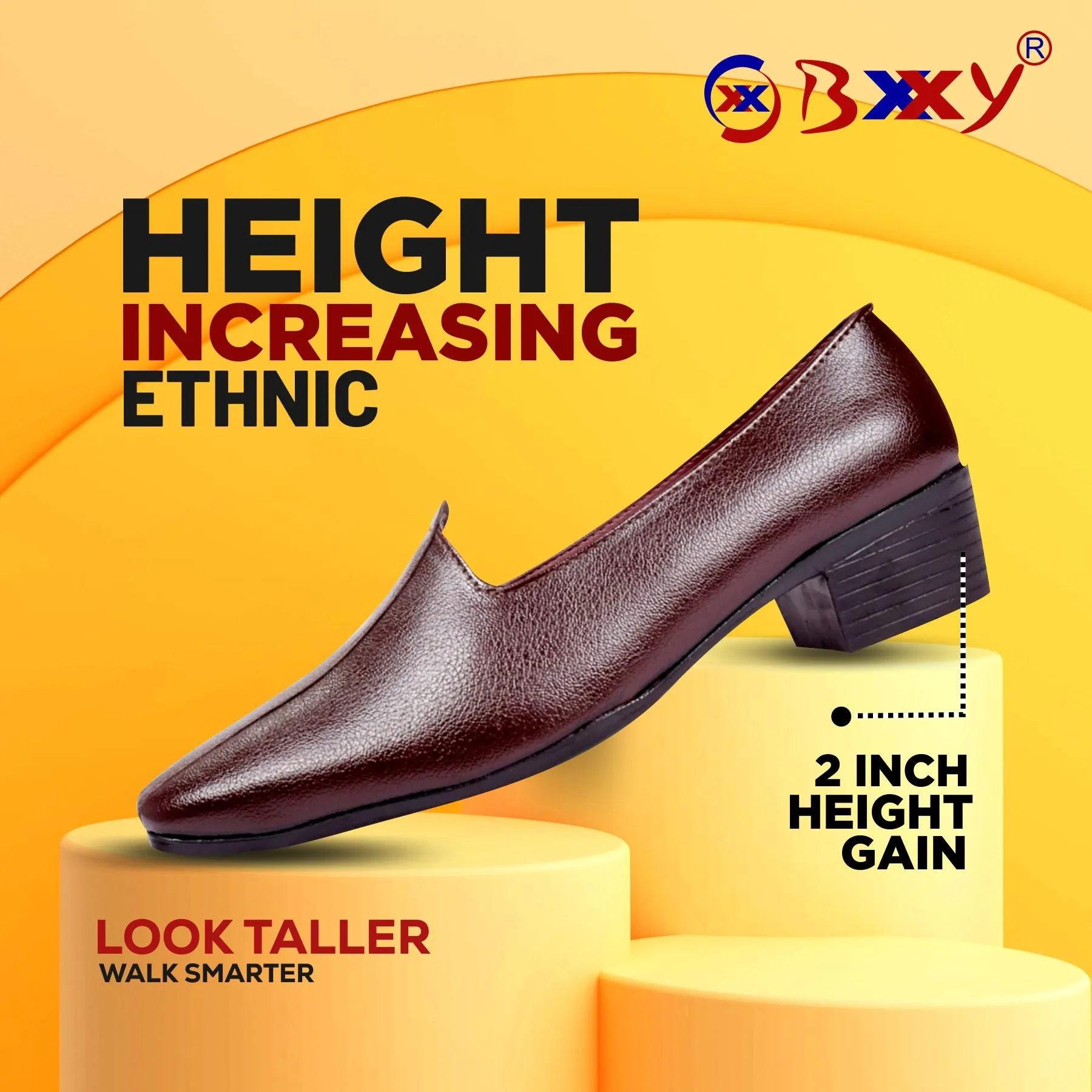 BXXY Men's Stylish Casual Punjabi Jutti