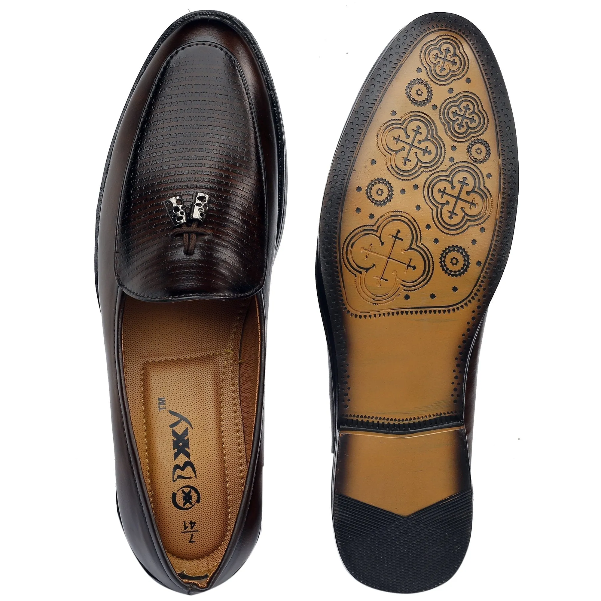 Bxxy's Men's Classic Formal Moccasins