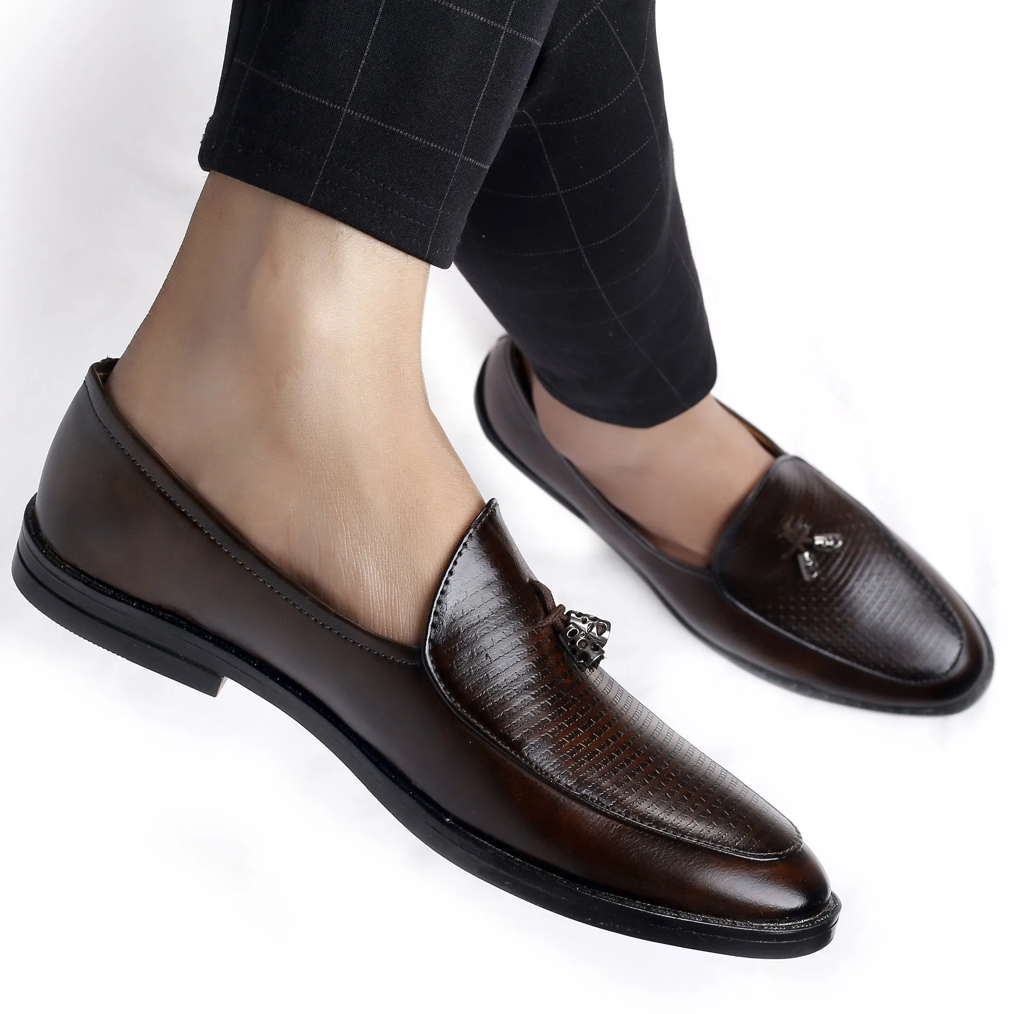 Bxxy's Men's Classic Formal Moccasins