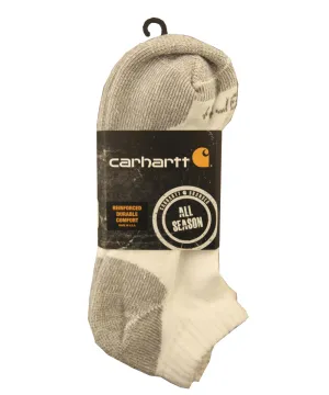 Carhartt Cotton Low Cut Work Sock (3 Pack)  - White