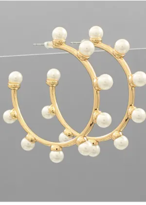 Carolina Pearl Station Earring