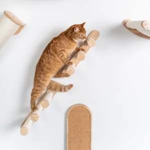 Cat Climbing Wall - Ladder Kit (Beige)