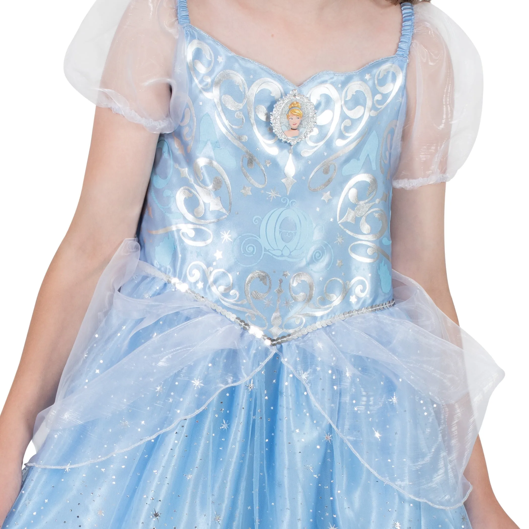 Cinderella Sparkle Deluxe Costume for Kids - Disney Cinderella