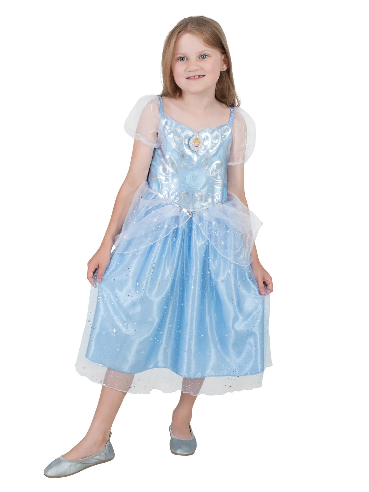 Cinderella Sparkle Deluxe Costume for Kids - Disney Cinderella