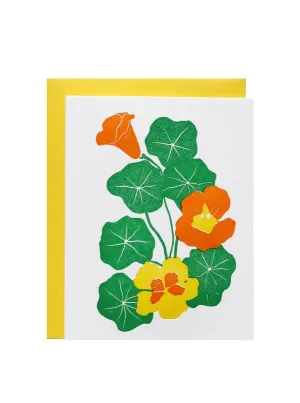 Climbing Nasturtiums Card