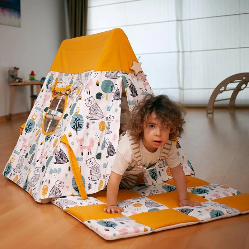 Climbing Triangle with Tent Cover, Mat, Ramp