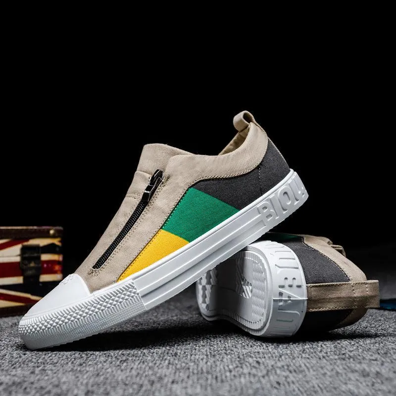 Color Block Canvas Sneakers