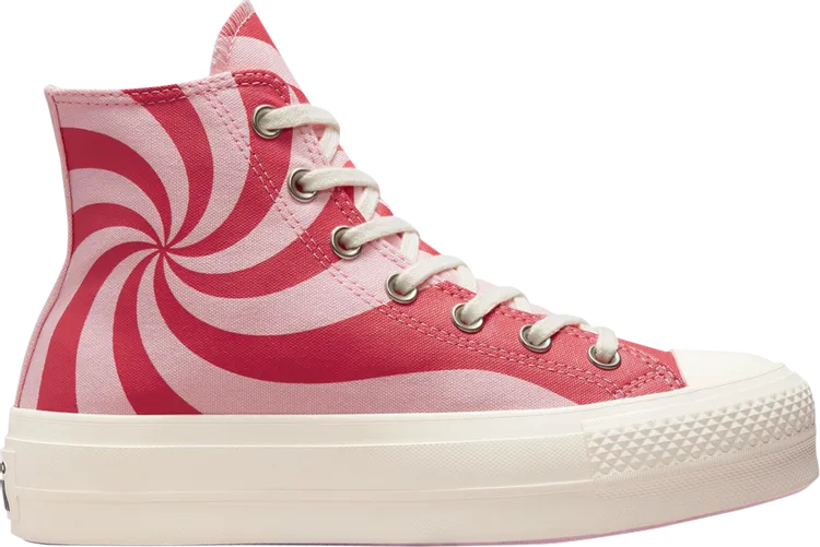 Converse Wmns Chuck Taylor All Star Lift Platform High Color Candy Sneakers, Pink