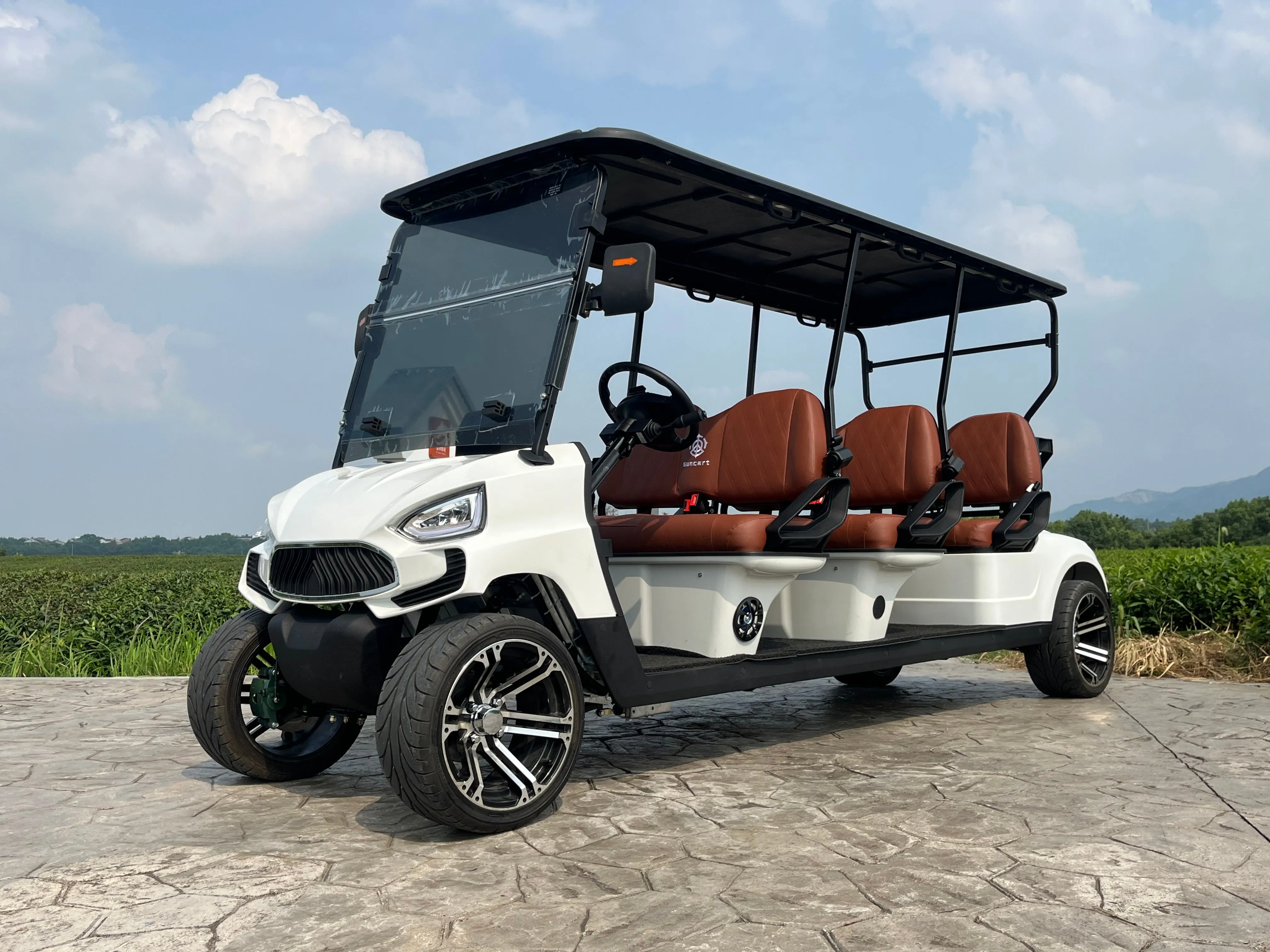 COOLBABY TXV44 Unleash Luxury and Power with 6 Passenger Golf Cart for Supreme Performance