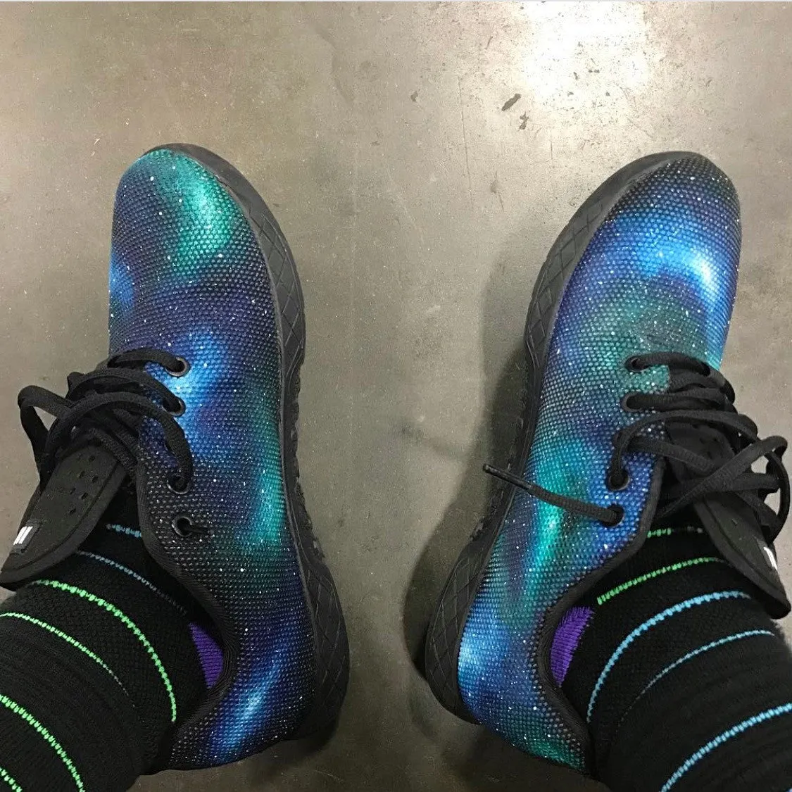 Custom Painted Galaxy NOBULL Trainers