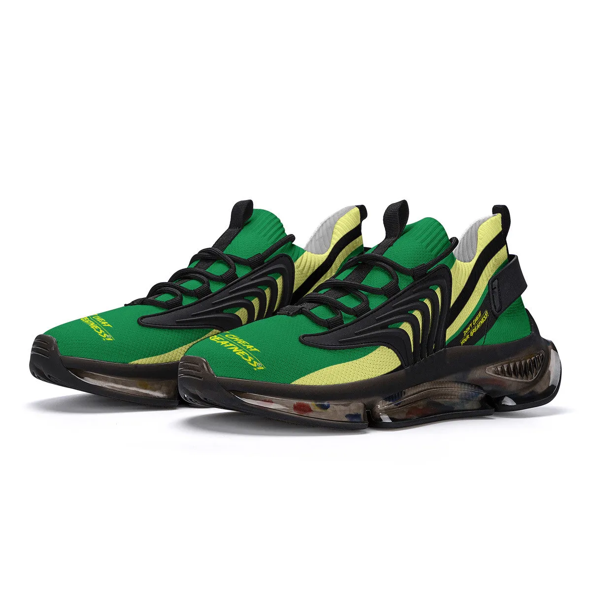 DCYG X2 Green & Black  Air Max React Sneakers - Black