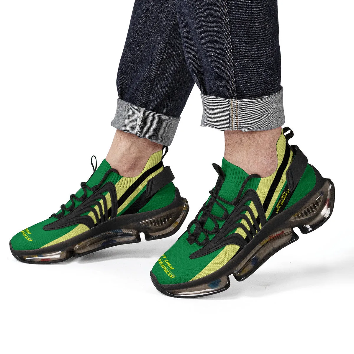 DCYG X2 Green & Black  Air Max React Sneakers - Black