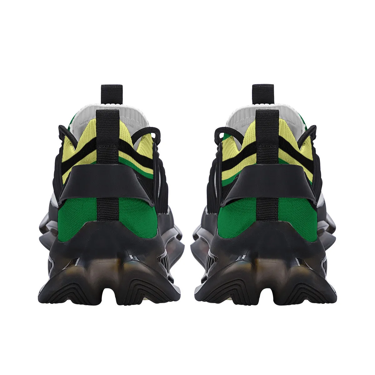 DCYG X2 Green & Black  Air Max React Sneakers - Black